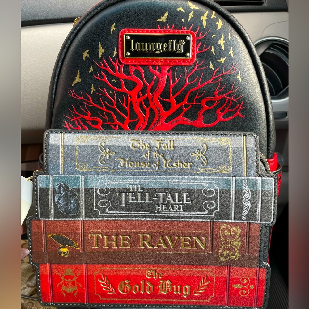 EXCLUSIVE NWT EDGAR ALLAN POE LOUNGEFLY BACKPACK